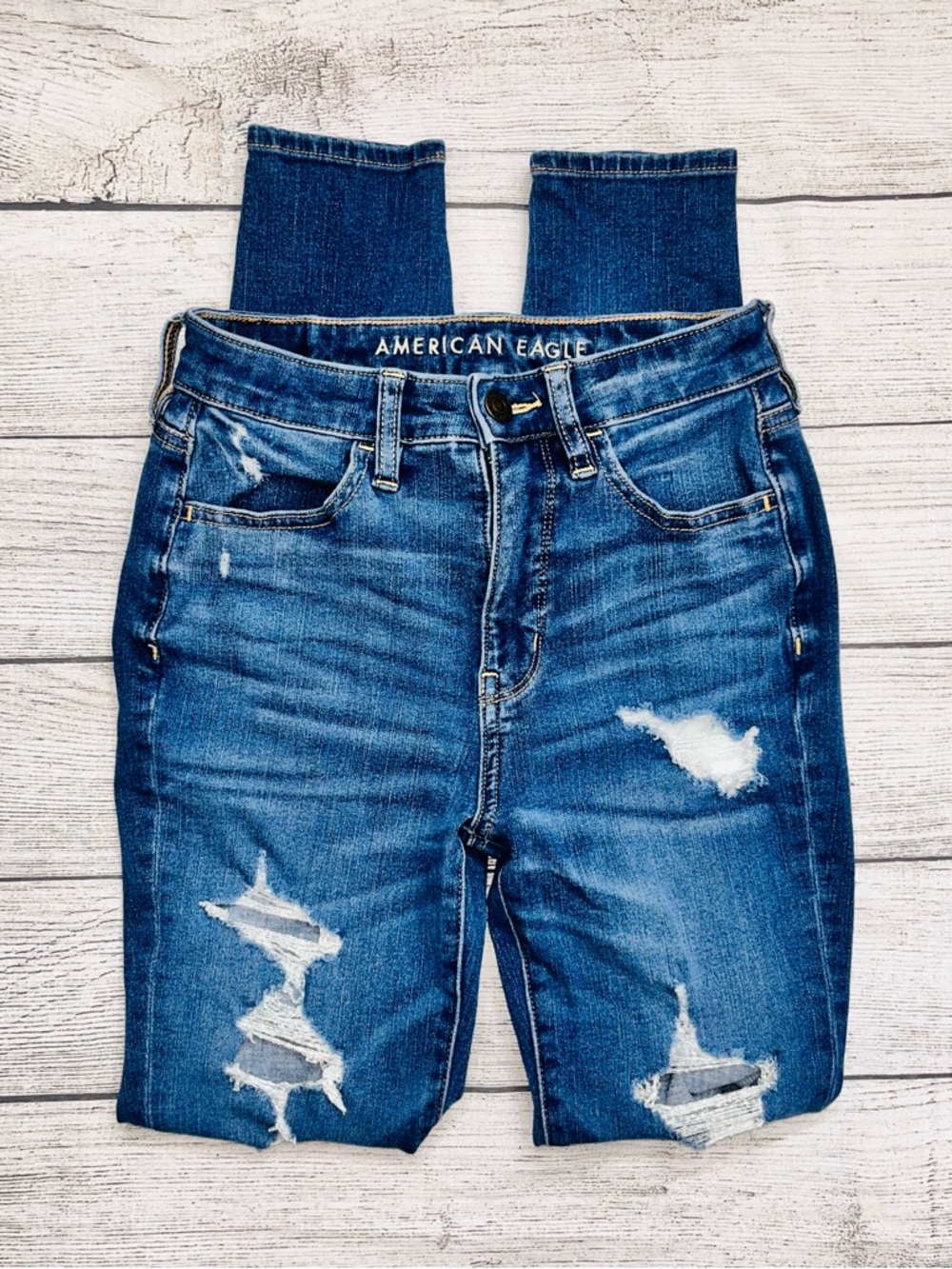American Eagle Distressed Skinny Jeans